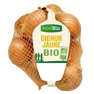 Priméale Oignon Jaune Bio, Filet de 1 kilo