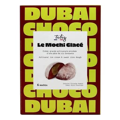 Tiliz Mochis glacés Dubaï Chocolate, 210g