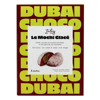 Tiliz Mochis glacés Dubaï Chocolate, 210g