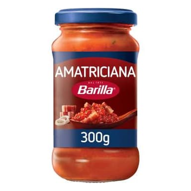 Barilla Sauce Tomate Bacon Oignon Amatriciana, 300g