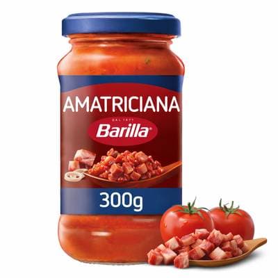 Barilla Sauce Tomate Bacon Oignon Amatriciana, 300g