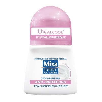 Mixa Déodorant Anti-Irritations Hypoallergénique 48H, 50ml