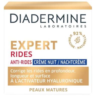 Diadermine Soin de nuit ultra régénérant - Expert Rides 3D, 50ml