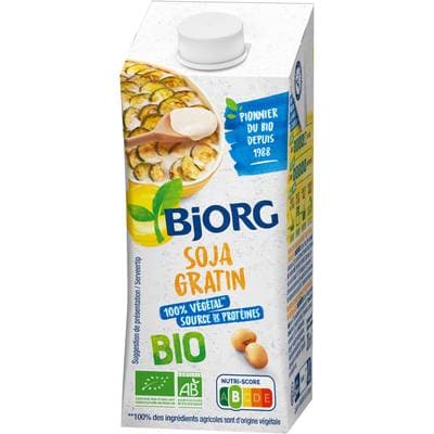 Bjorg Soja gratin bio, 20cl