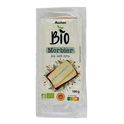 Auchan BIO Morbier au lait cru Bio AOP, 180g