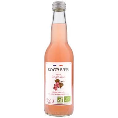 Socrate Royale Ginger Beer Bio au Cassis, 33cl