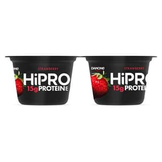 HiPRO Yaourt fraise protéiné 0%mg, 2x160g