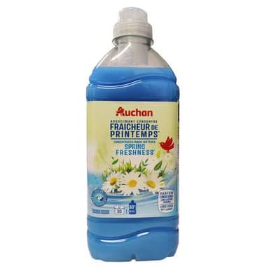 Auchan Adoucissant liquide concentré fraîcheur de printemps, 750ml