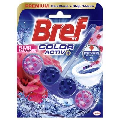 Bref Wc Bloc WC Color Activ - Fleurs sauvages, 1 bloc