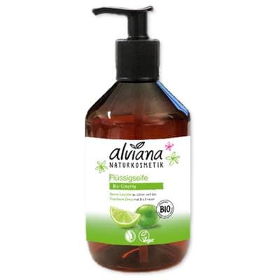 Alviana Savon Liquide au citron vert bio, 500ml
