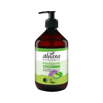 Alviana Savon Liquide au citron vert bio, 500ml