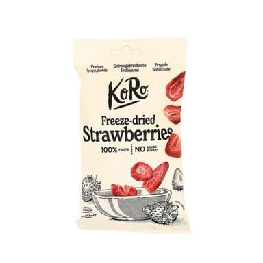 Koro Fraises lyophilisées bio, 20g