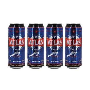 Atlas Bière blonde, Lot de 4x50cl