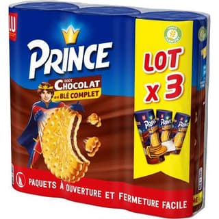 Prince Biscuit Chocolat, 3x300g