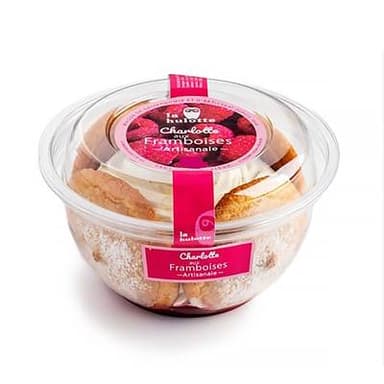 La manufacture des desserts Charlotte aux Framboises Artisanale, 240g