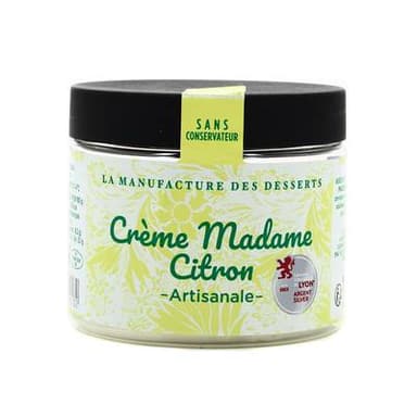 La manufacture des desserts Crème Madame Citron, 90g