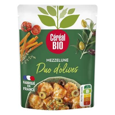 Céréal Bio Mezzelune Vegan Duo d'Olives, 280g