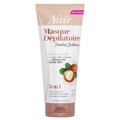 Nair Crème dépilatoir jambe karité, 180ml