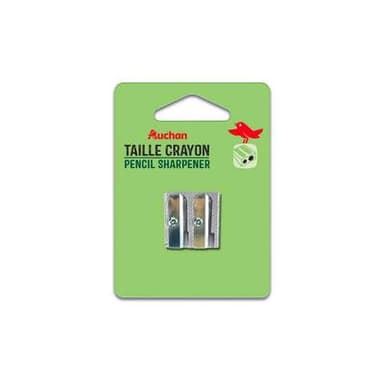 Auchan Taille crayon 2 trous