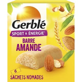 Gerblé Sport et Energie Barres aux amandes Sport et Energie, 6x25g