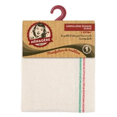 La Ménagère Serpillière éponge écrue l'extra