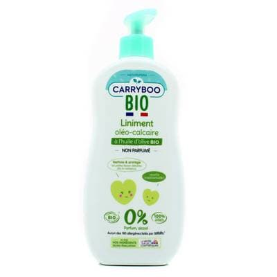 Carryboo Liniment Oléo-calcaire à l'huile d'olive Bio, 450ml