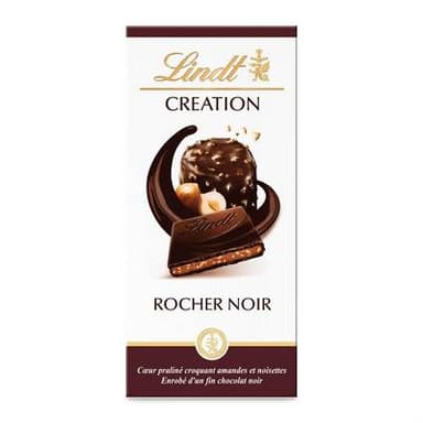 Lindt Chocolat création le rocher noir, 150g