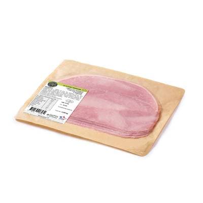 Les éleveurs coopérateurs Jambon Cuit Supérieur 3 Noix avec Couenne, 4 tranches - 200g