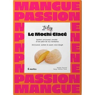 Tiliz Mochi glacé Mangue/Passion, 210g