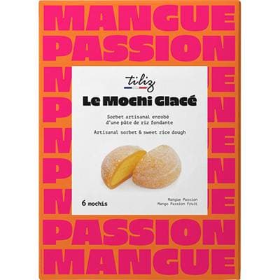 Tiliz Mochi glacé Mangue/Passion, 210g