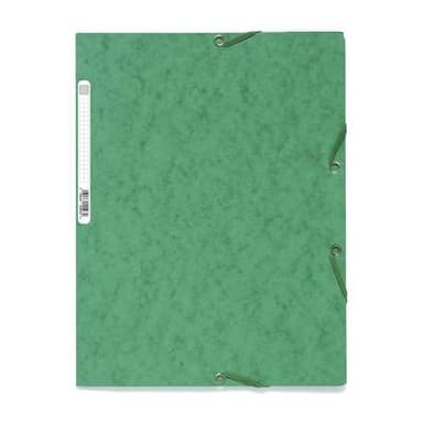 Exacompta Chemise plate à élastique 24 x 32 cm vert, 1  chemise