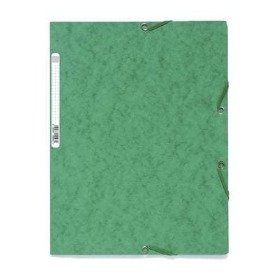 Exacompta Chemise plate à élastique 24 x 32 cm vert, 1  chemise