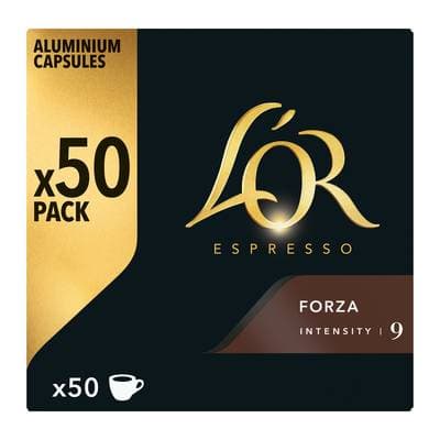 L'or Espresso Café forza intensité 9, 50 capsules