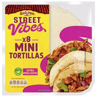 Old el Paso 8 Mini Tortillas- Street Vibes, 220g
