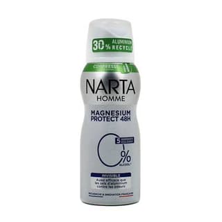 Narta Homme Déodorant Homme Invisible Magnesium Protect 48H, 100ml