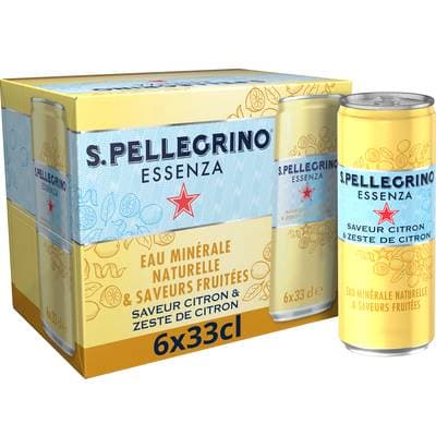 San Pellegrino Boisson pétillante au jus de citron, 6x33cl