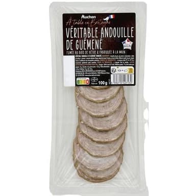 Auchan Terroir Véritable Andouille de Guémené, 100g