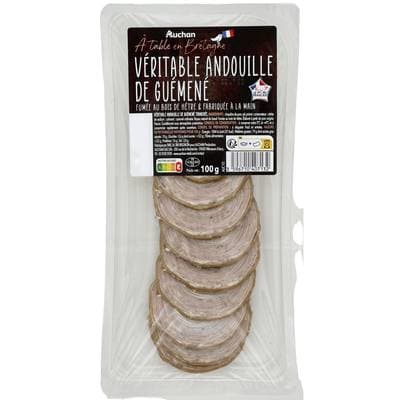 Auchan Terroir Véritable Andouille de Guémené, 100g