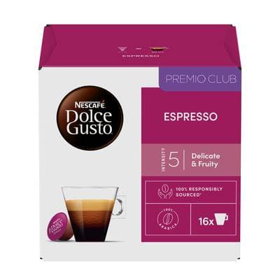 Nescafe Dolce Gusto Café Espresso Intensité 5, 16 capsules