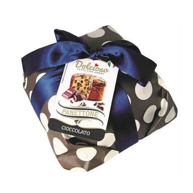 Dolcioso Panettone chocolat emballé main, 750g