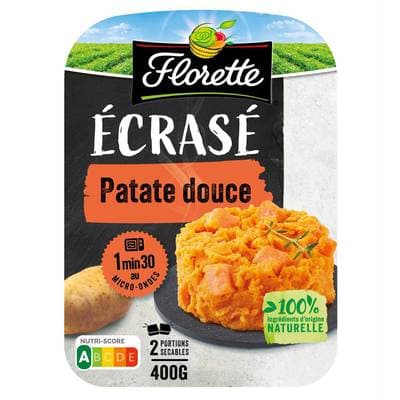 Florette Ecrasé de Pomme de Terre et Patates Douces, 2x200g