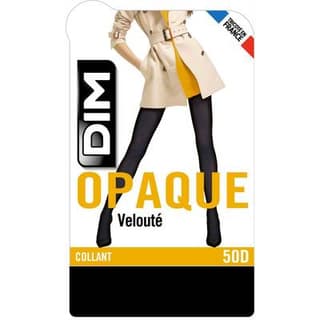 Dim Collant Opaque velouté Noir 50D, Taille 1/2