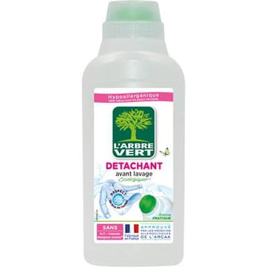 L'arbre Vert Détachant avant lavage écologique avec brosse, 500ml