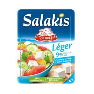 Salakis Féta légère 9%mg, 200g