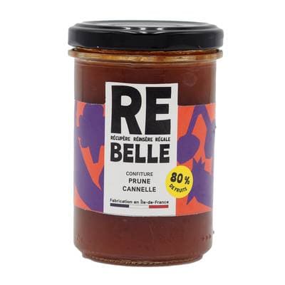 Confiture Re-Belle Confiture Prune Cannelle, 230g