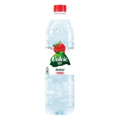 Volvic Eau aromatisée zest fraise, 1,5L