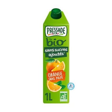 Pressade Nectar orange sans sucres ajoutés bio, 1L