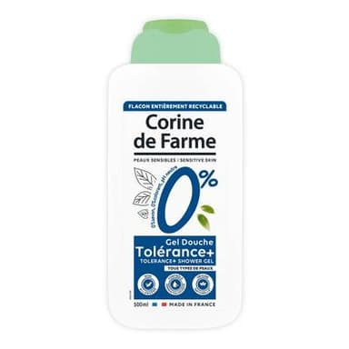 Corine de Farme Gel douche Tolérance 0% Sensible, 500ml