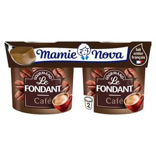 Mamie Nova Gourmands Crème café, 2x150g
