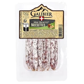 Galibier Saucisson Mini Buchettes aux Noisettes, 120g